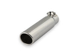 Exhaust Tip - 3.00 in. Rolled Angle Polished SS Fits 2.50 in. Tubing - clamp on