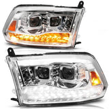 CHROME PROJECTOR HEADLIGHTS 09-18 RAM 1500/10-18 RAM 2500/3500