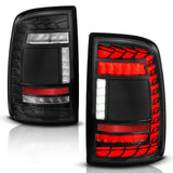 BLACK FULL LED TAIL LIGHTS 19-24 RAM 2500/3500