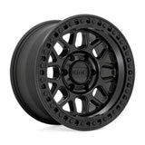 KM549 17X9 5-127 +18MM SATIN BLACK