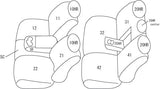 FRONT/REAR SEAT COVERS 19-24 RAM 2500/3500 CREW