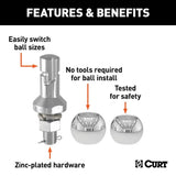 Switch Ball Trailer Ball Set (1-7/8