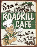 TIN SIGN STEVE'S CAFE
