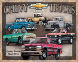 TIN SIGN CHEVY TRUCK
