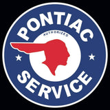 TIN SIGN PONTIAC SERVICE