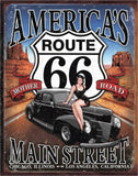 TIN SIGN RT66 - AMERICAS