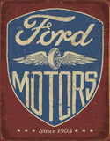 TIN SIGN FORD MOTORS