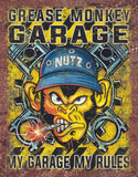 TIN SIGN GREASE MONKEY