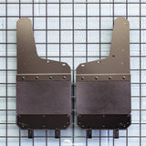 BLACK REAR MUD FLAPS 22-25 GMC HD AT4X