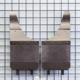 BLACK FRONT MUD FLAPS 17-25 S/DUTY