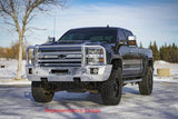 FRONT BUMPER W/GRILLGUARD 20-23 CHEV HD POLISHED FRONT BUMPER W/ OE CUTOUTS