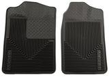 BLACK FRONT FLOOR MATS