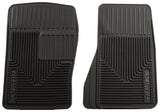 BLACK FRONT FLOOR MATS