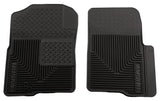 BLACK FRONT FLOOR MATS