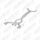 EXHAUST SYS. 16-24 CAMARO 6.2L