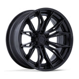 MUTINY MATTE BLACK WITH GLOSS BLACK LIP  20X9 6-139.7 +1MM