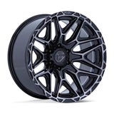 INJECTOR GLOSS BLACK MACHINED FACE W/DARK TINT 20X9 8X165.1 +1MM