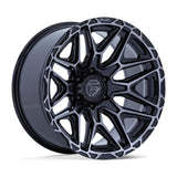 INJECTOR GLOSS BLACK MACHINED FACE W/DARK TINT 20X9 8-180 +1MM