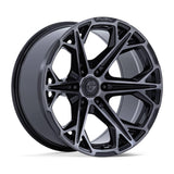HAMMERHEAD GLOSS BLACK DARK TINTED CLEAR 20X9 6-135 +1MM