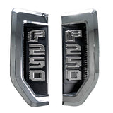 FENDER EMBLEM 17-22 S/DUTY