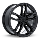 NUREMBERG GLOSS BLACK 17X7.5 5-112 +35MM