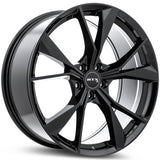 VW-01 GLOSS BLACK 20X8.5 5-112 +38MM