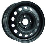 BLACK STEEL WHEEL 15X6 4-114.3 +45MM