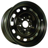 BLACK STEEL WHEEL 16X7 5-114.3 +12MM