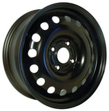 BLACK STEEL WHEEL 15X6 4-108 +48MM