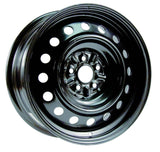 BLACK STEEL WHEEL 16X6.5 5-100 +40MM
