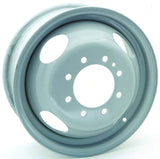 GREY STEEL DUALLY WHEEL 16X6 8-165.1 +127 MM