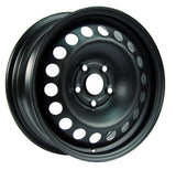BLACK STEEL WHEEL 15X6.5 5-105 +39MM