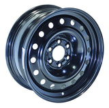 BLACK STEEL WHEEL 16X6.5 6-114.3 +25MM