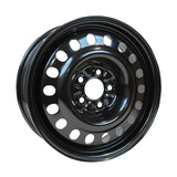 BLACK STEEL WHEEL 17X6.5 5-115 +40MM