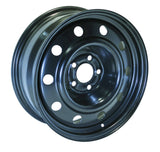 BLACK STEEL WHEEL 17X7 5-115 +20MM