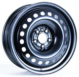 BLACK STEEL WHEEL 17X7 5-110 +40MM