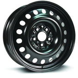 BLACK STEEL WHEEL 17X7 5-114.3 +50MM