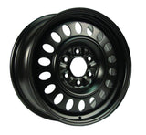 BLACK STEEL WHEEL 17X7 6-127 +50MM