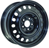 BLACK STEEL WHEEL 17X7 5-120 +40MM