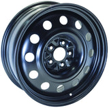 BLACK STEEL WHEEL 18X7 5-114.3 +40MM