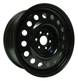 BLACK STEEL WHEEL 18X8 6-120 +35MM