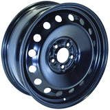 BLACK STEEL WHEEL 18X7 5-114.3 +40MM