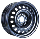BLACK STEEL WHEEL 17X7 5-114.3 +40MM