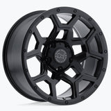 OVERLAND 17X8 6X130 +52 MATTE BLACK