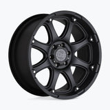 GLAMIS 17X9 6X139 +12MM MATTE BLACK