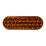 LED Oval Turn/Tail/Park Lamp Amber - 24-dio