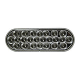 LED Oval Lamp Clear Back Up - 24-dio